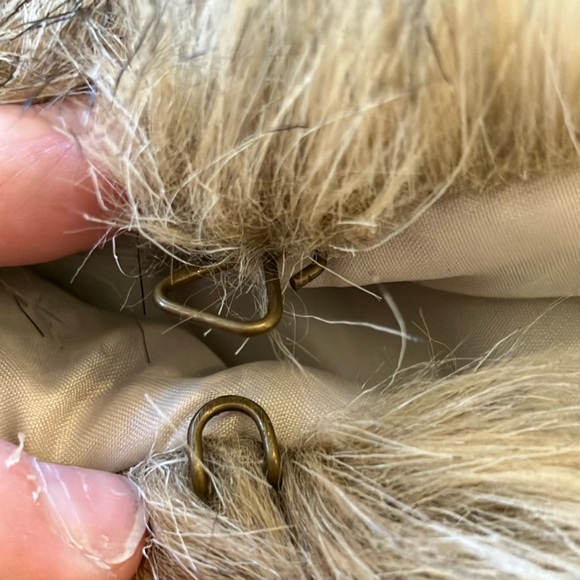 Forever 21 Large Faux Fur Vest with Hood - Picture 7 of 9